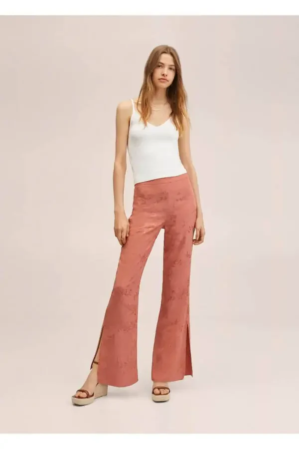 Floral Flare Pants - 1