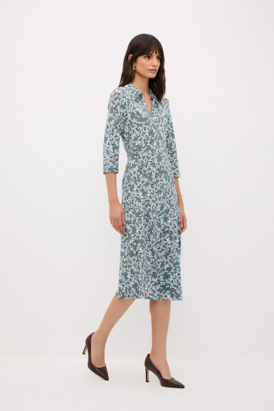 Floral Knit Dress - 4