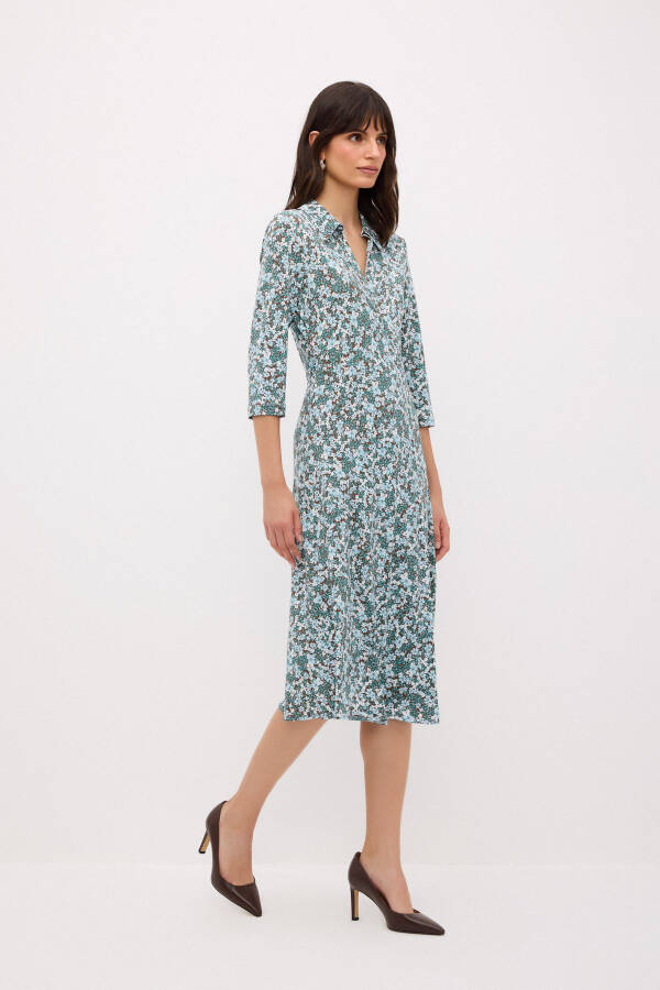 Floral Knit Dress - 4