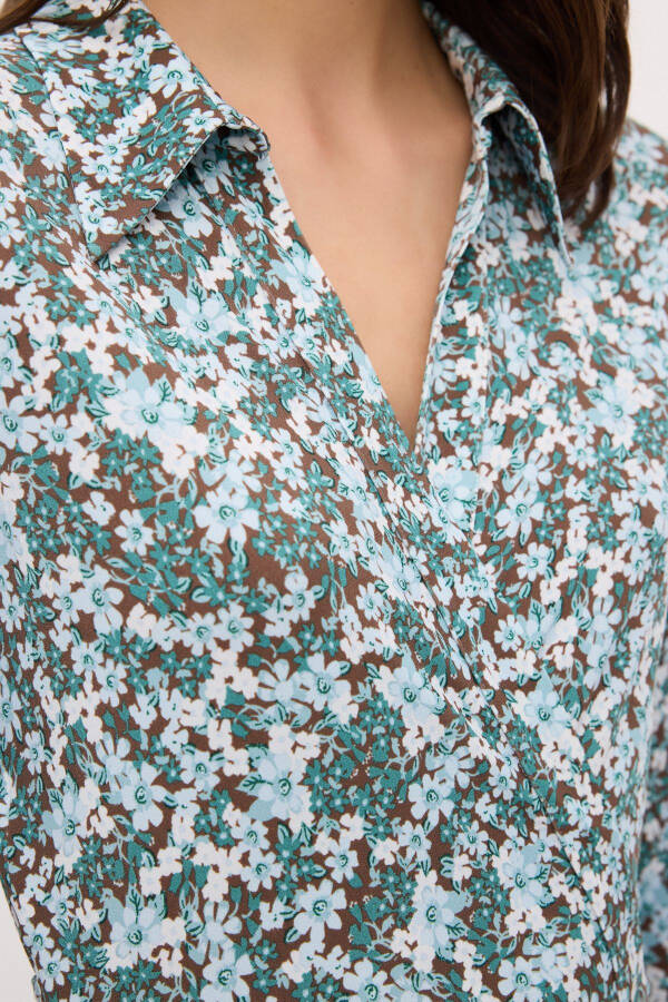 Floral Knit Dress - 5