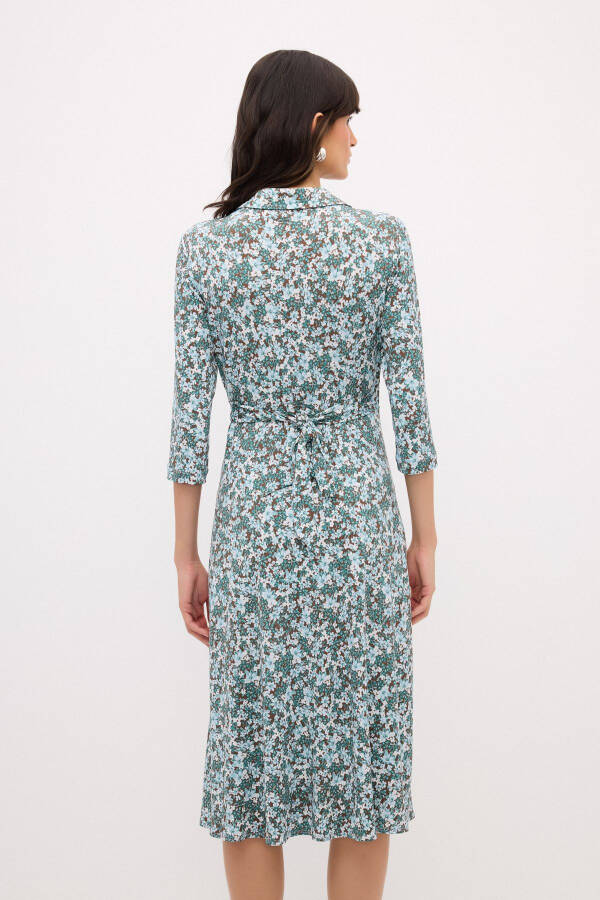 Floral Knit Dress - 7