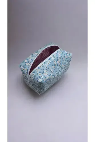 Floral Makeup Bag - Large - ELZRIPY (1)