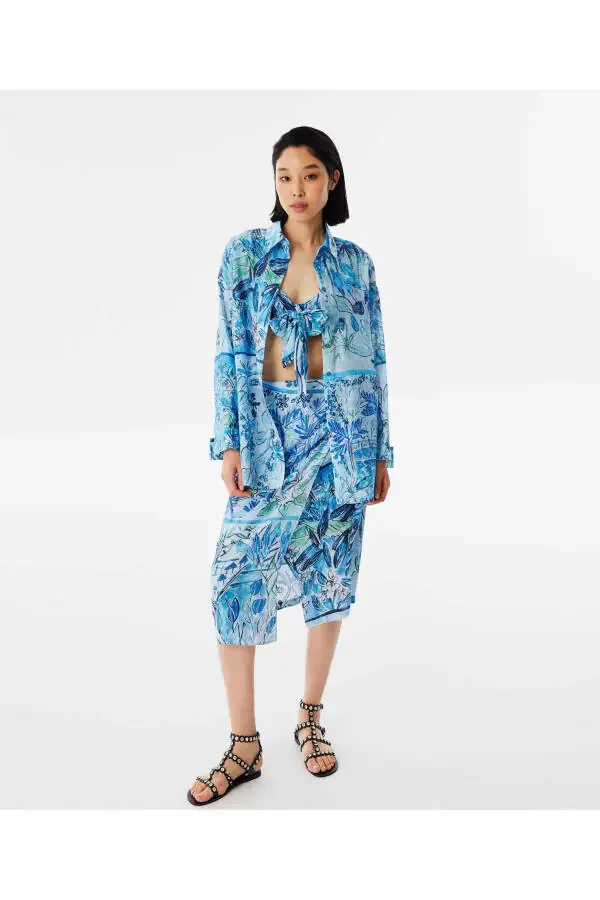 Floral pattern shirt - 7