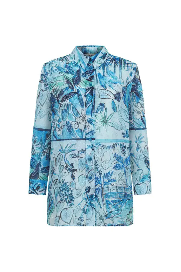 Floral pattern shirt - 8