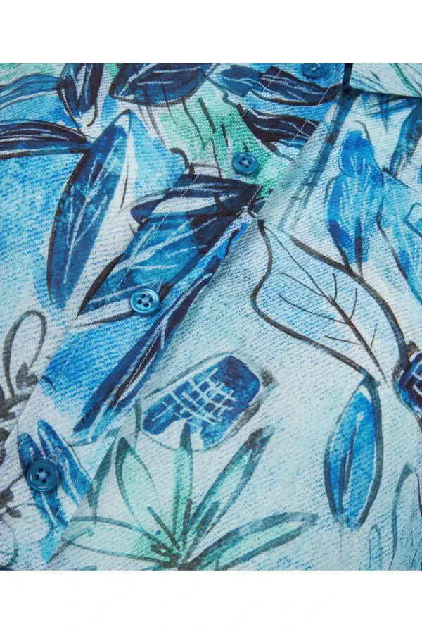 Floral pattern shirt - 9