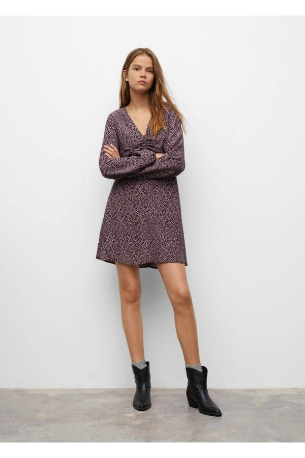 Floral Print Dress - 1