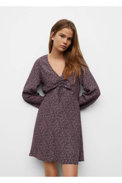 Floral Print Dress - 5