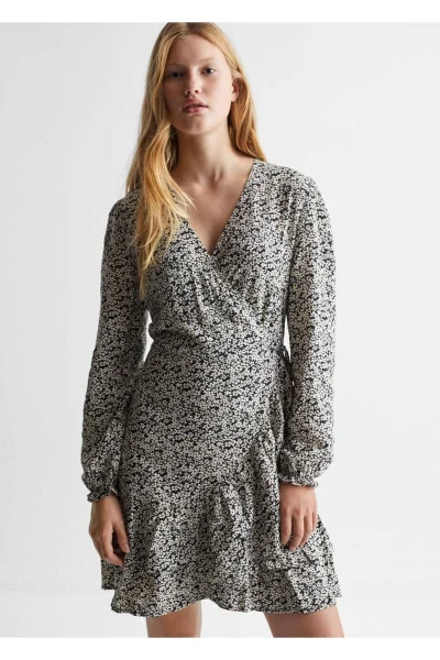 Floral Print Dress - MANGO TEEN