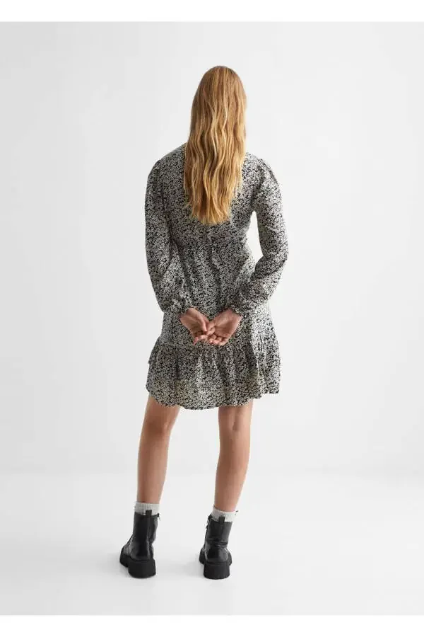 Floral Print Dress - 4