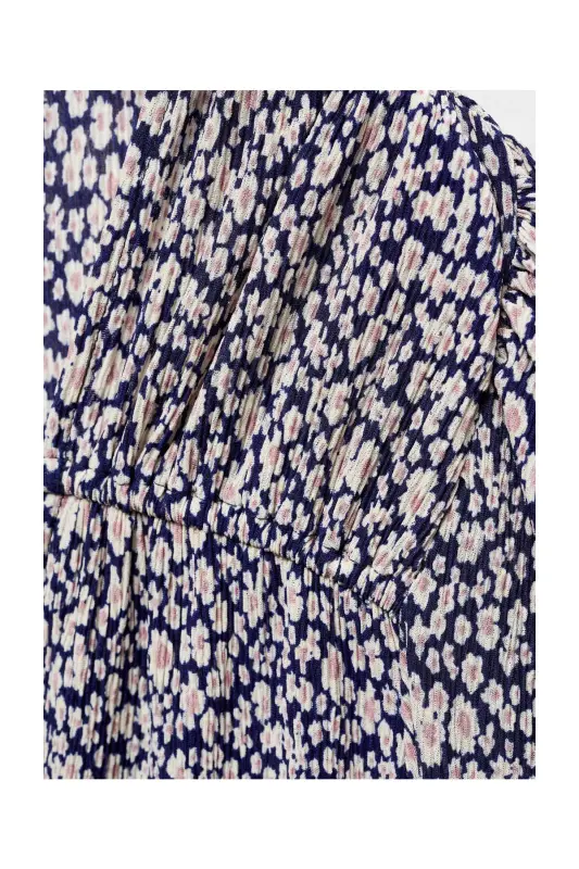Floral print dress - Dark Navy - 8