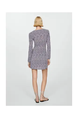 Floral print dress - Dark Navy - 9