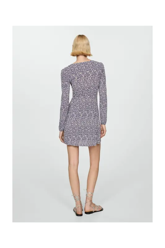 Floral print dress - Dark Navy - 9