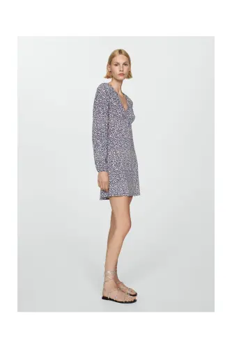 Floral print dress - Dark Navy - 10
