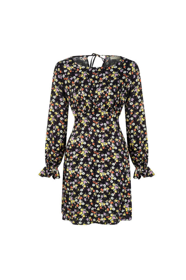 Floral print mini dress - 9