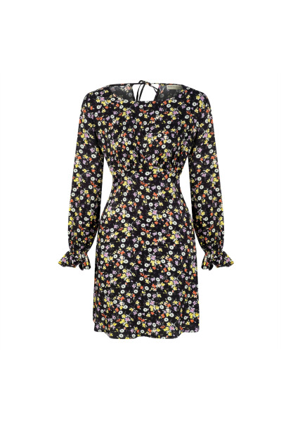 Floral print mini dress - 14