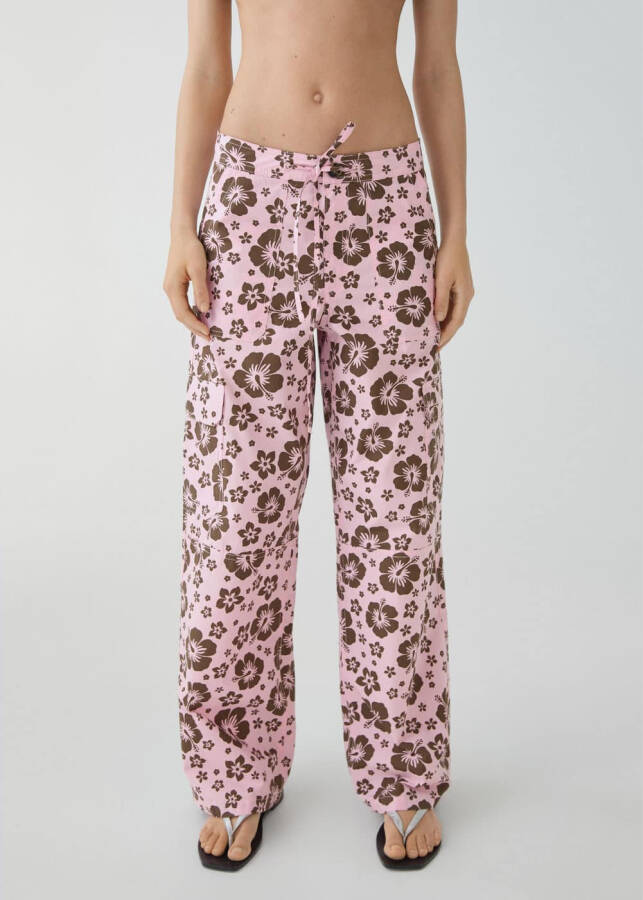 Floral print pants - 13