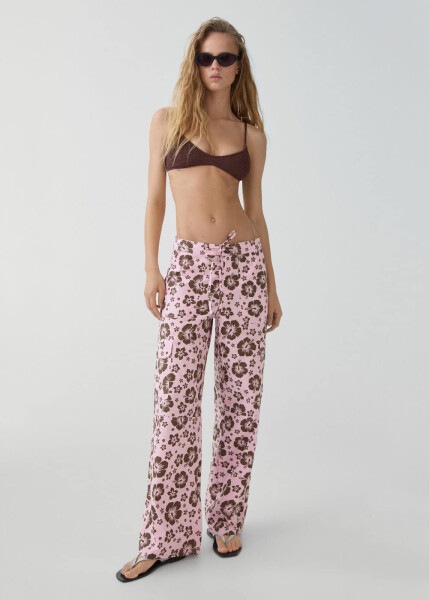 Floral print pants - 14