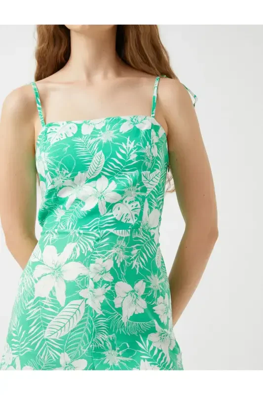 Floral Print Spaghetti Strap Mini Romper - 5