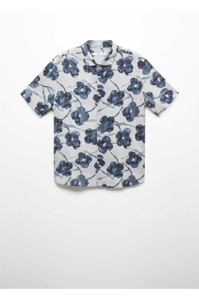 Floral Printed Loose Shirt - 3