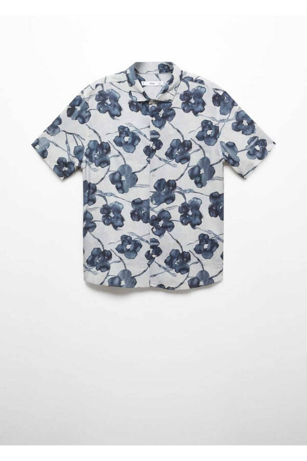 Floral Printed Loose Shirt - 3