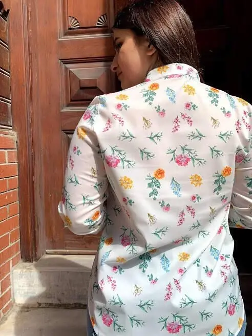 Floral Printed Shirt 70178 - 6