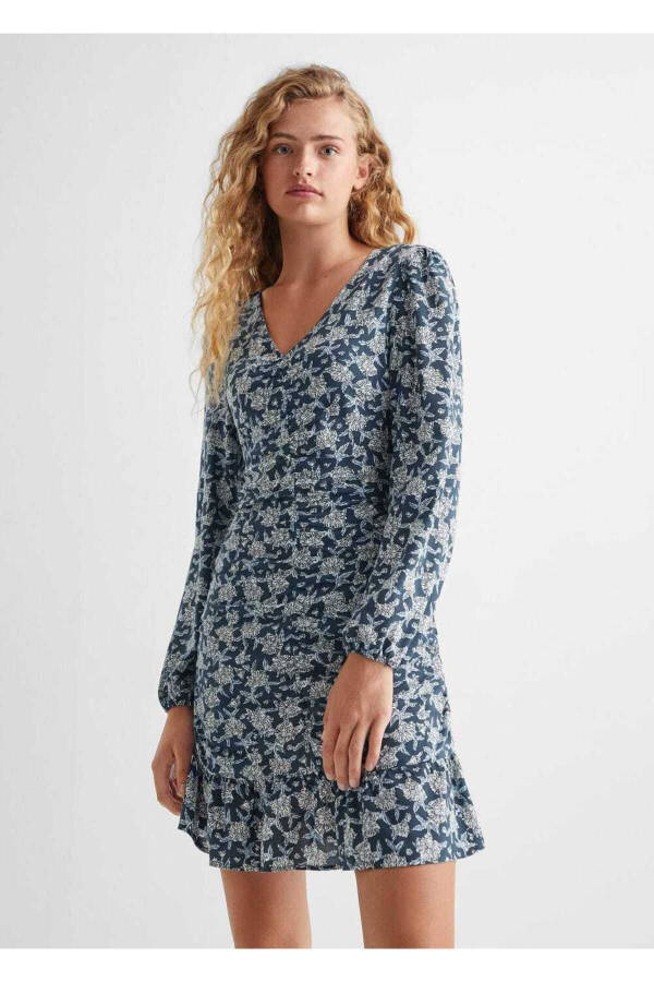 Floral smocked dress - 1