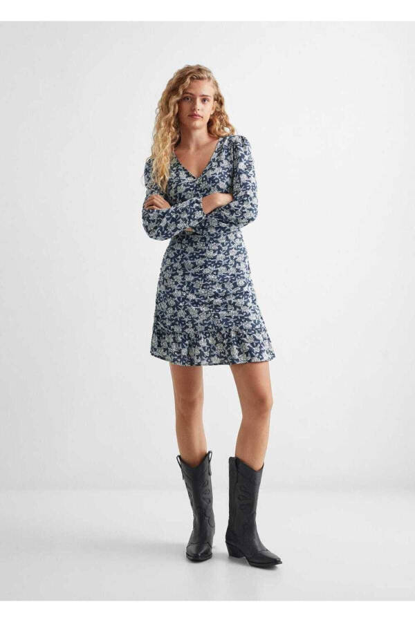 Floral smocked dress - 2