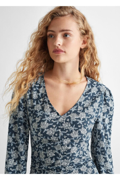 Floral smocked dress - 5