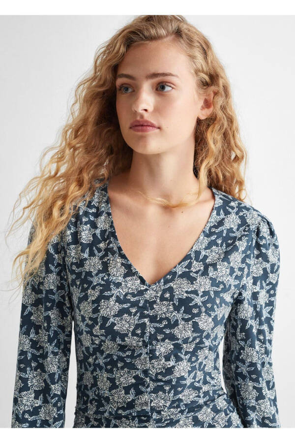 Floral smocked dress - 5