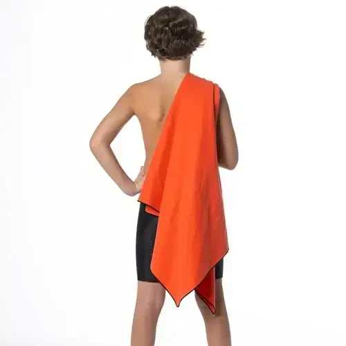 Flow Hydro Sport Towel - Microfiber Quick Dry Swimming Towels for Swim, Pool, Triathlon, and Other Water Sports in Medium, Large, Extra Large, and Hooded Sizes (Aqua, Large (60