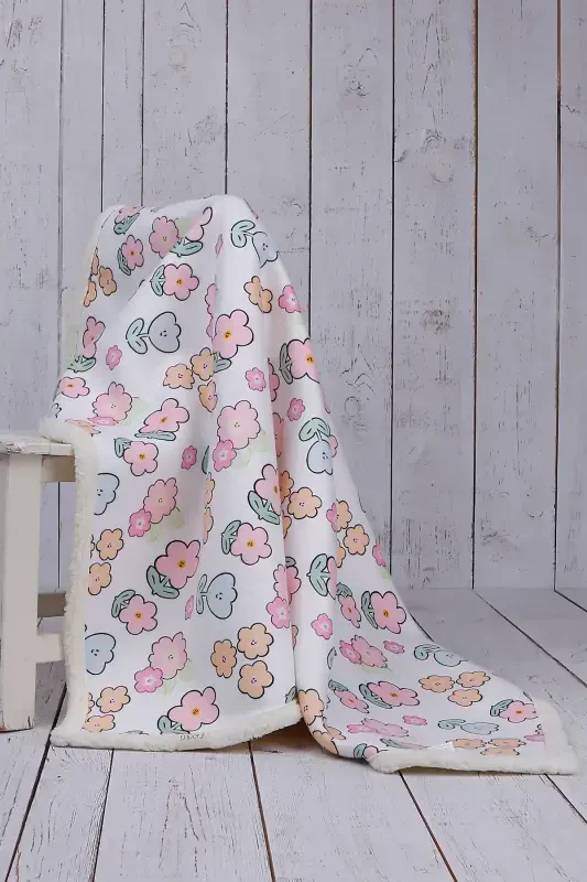 Flower Baby Blanket Thick Blanket-Watercolor - 1