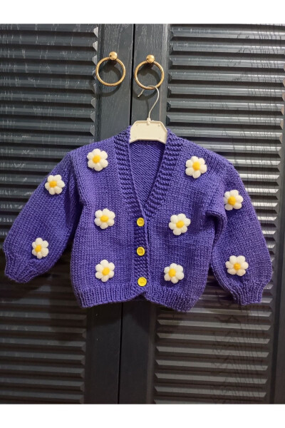 Flower Baby Cardigan - 1