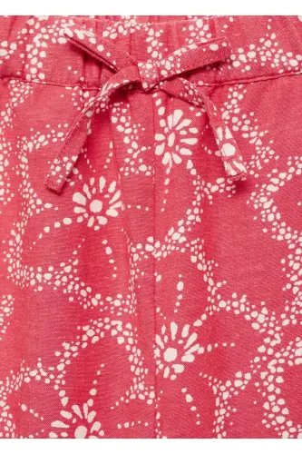 Flower patterned pants - 7