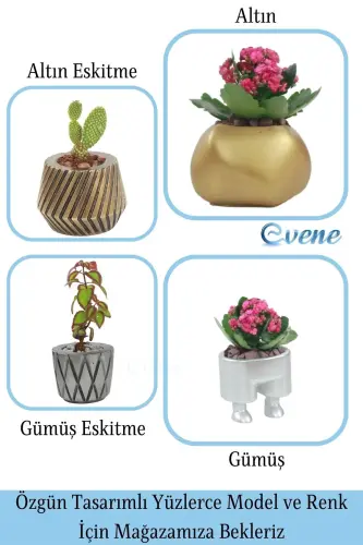 Flower Pot Large Flower Pot Flower Pot Large Size Flower Pot Living Room Flower Pot Model 5 Black Flower Pot-Black - 8