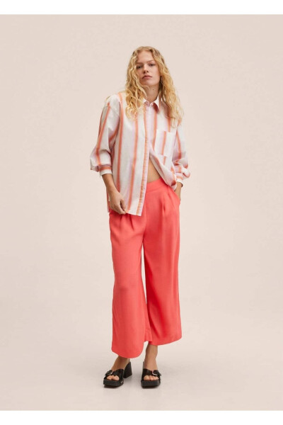 Flowy Culotte Pants - MANGO WOMAN (1)