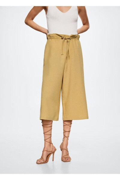 Flowy Culotte Pants - MANGO WOMAN