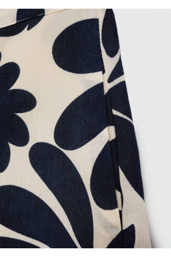 Flowy floral print pants - 7