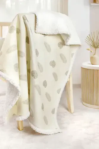 Fluffy Baby Blanket 80x100 Cm Melis Sheep Wool Blanket - 6