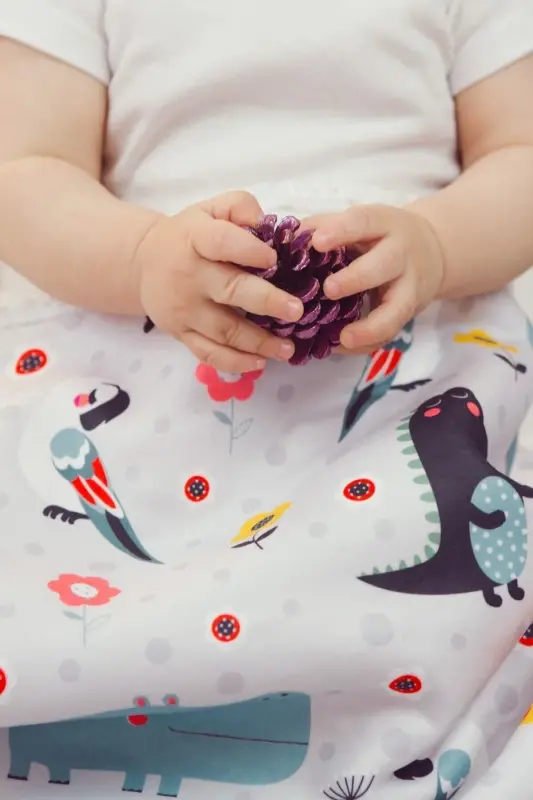 Fluffy Bebek Battaniyesi 80x100 Cm Animal Kundak Puset Çift Taraflı Koyun Tüyü Battaniye 100x80-Çok Renkli - 3