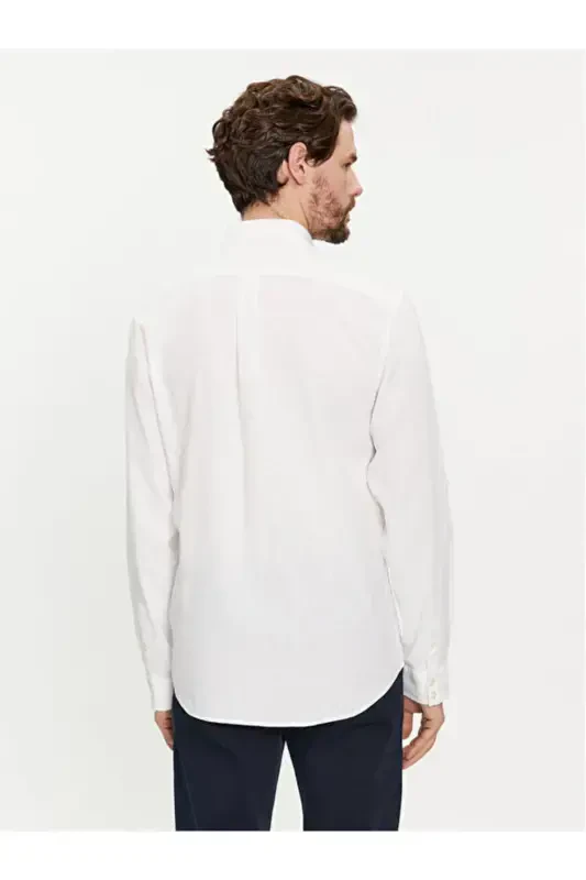 Fluid Men's Linen Blend Regular Fit Shirt - 3