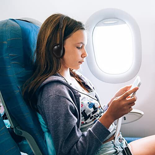 Flutesan 20 Pack Classroom Kids Headphones on Ear Headphones Over The Head Earphones for Student School Children Teen Boys Girls Adults, Black - 6