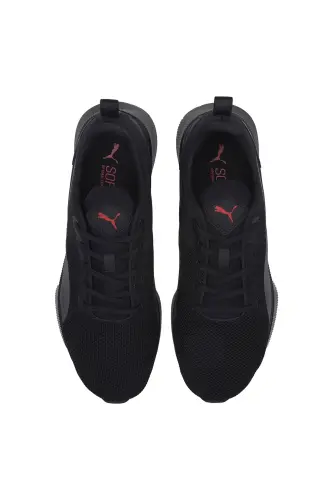 Flyer Runner Unisex Sport Oyoq Kiyimi 192257-23 Black-high Risk Red-QORA - 4