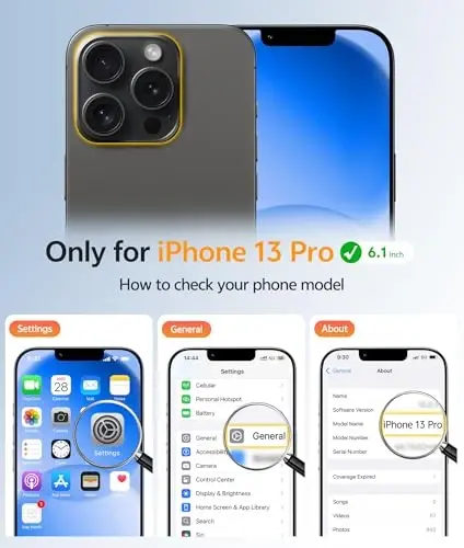 FNTCASE для iPhone 13 Pro: прочный магнитный чехол для телефона с защитной пленкой | Полупрозрачный матовый тонкий противоударный защитный чехол для телефона - FNTCASE (1)