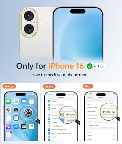 FNTCASE для iPhone 16: Магнитный полупрозрачный матовый противоударный тонкий чехол - противоударный жесткий чехол военного класса с защитой от отпечатков пальцев - FNTCASE (1)