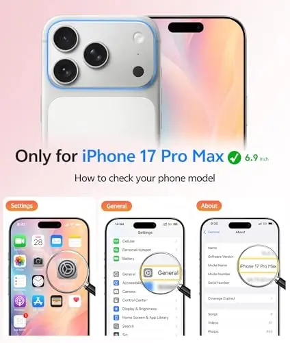 FNTCASE для iPhone 17 Pro-Max: магнитный матовый полупрозрачный чехол с защитой от ударов военного класса | Полная защита камеры | Тонкий, прочный защитный чехол - FNTCASE (1)