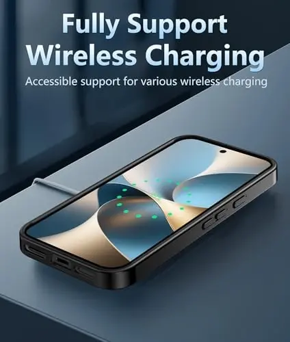 FNTCASE for Google Pixel-10-Pro XL Case: Clear Pixel 9 Pro XL Phone Cases with Screen Protector Slim Rugged Cell Cover Transparent Anti Yellowing Shockproof Protective (Black) - 5