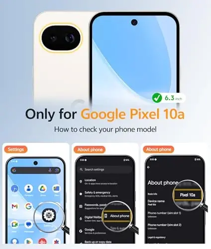 FNTCASE for Google Pixel 10a Case: [Compatible with Magsafe] Translucent Matte Cases with [Screen Protector] Military Grade Shockproof Protective Magnetic Phone Cover for Pixel 10A - Light Blue - FNTCASE (1)
