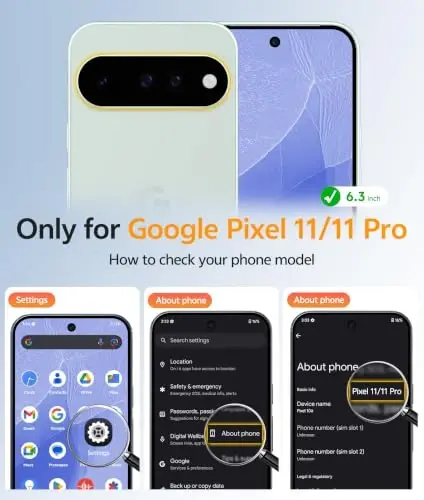 FNTCASE for Google Pixel 11 Pro / Pixel 11 Case, Fit for Magsafe | Screen Protector, Translucent Matte, Military Grade Drop Proof, Shockproof Protection Bumper, Protective Magnetic Phone Cover - FNTCASE (1)