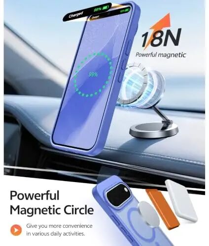 FNTCASE for Google Pixel 11 Pro / Pixel 11 Case, Fit for Magsafe | Screen Protector, Translucent Matte, Military Grade Drop Proof, Shockproof Protection Bumper, Protective Magnetic Phone Cover - 3