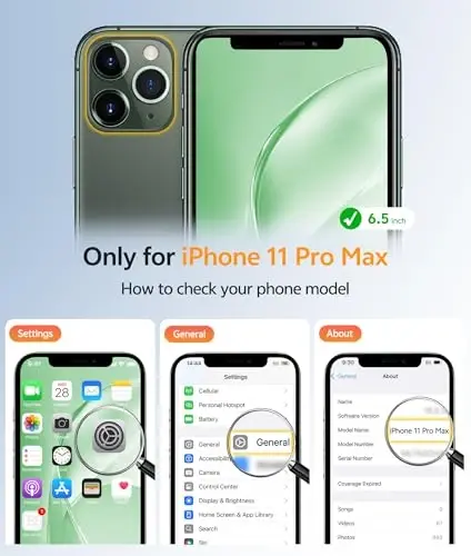 FNTCASE for iPhone 11 Pro Max Case: [Compatible with Magsafe] Translucent Matte Magnetic Cases [Full Camera Protection] Military Grade Shockproof Protective Phone Cover - Green - FNTCASE (1)